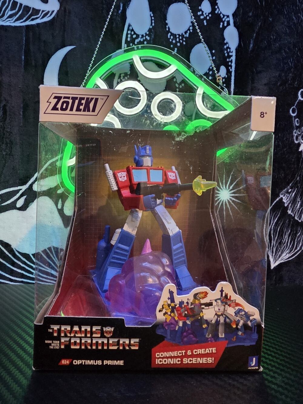 Jazwares Zoteki Series 1 Connect & Create Transformers Optimus Prime #24 4" 2021